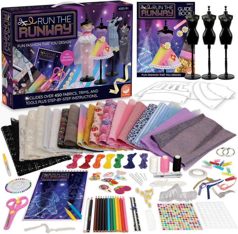 Mindware Run The Runway Fashion Design Kit for 8 Year Olds and Up - Image 1
